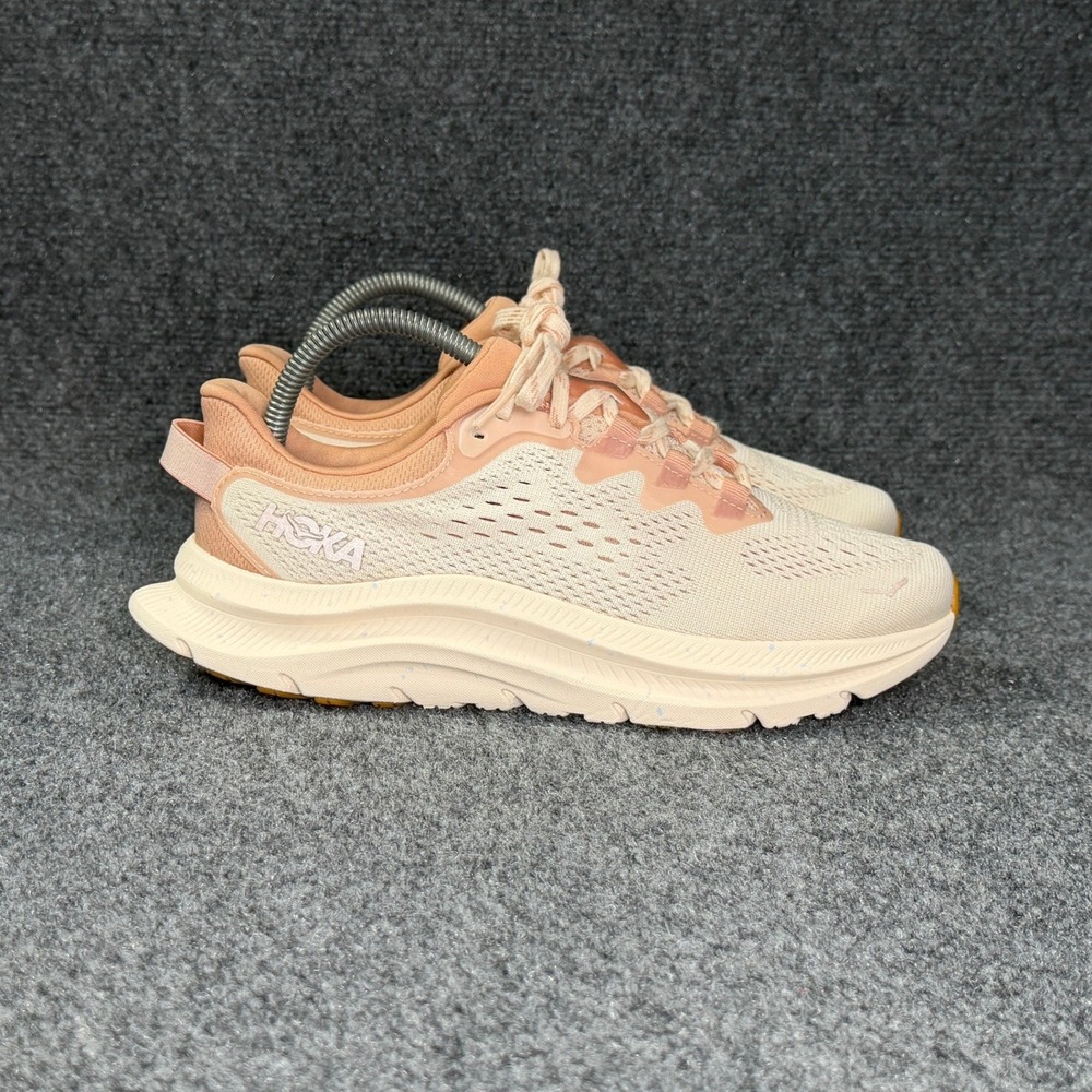 Hoka Kawana 2 Running Shoes Women's 7.5 Vanilla Sandstone Athletic Run Training